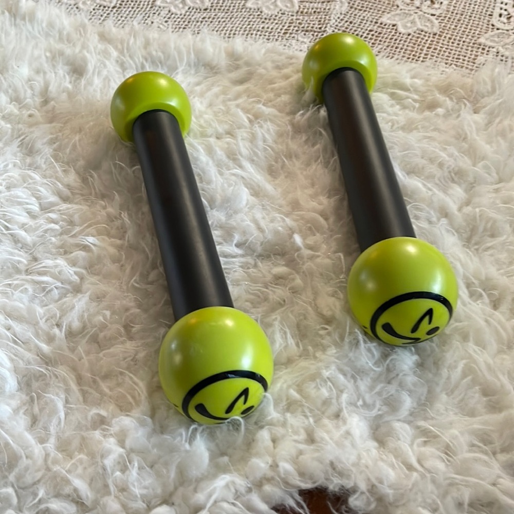 Zumba   Set lifting weights